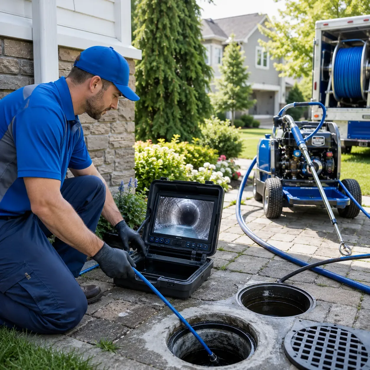 Outdoor drain cleaning professionals serving Reading, KS